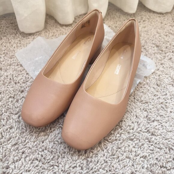 Clarks Womens Sheer Rose Low Heel Pump Light Pink US 7 - Picture 1 of 5